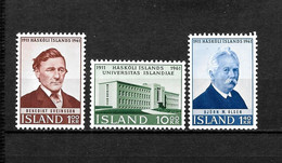 LOTE 2235  ///  ISLANDIA  YVERT Nº: 313/315 **MNH    ¡¡¡ OFERTA - LIQUIDATION - JE LIQUIDE !!! - Nuevos