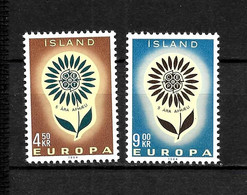 LOTE 2235  ///  ISLANDIA  YVERT Nº: 340/341 **MNH    ¡¡¡ OFERTA - LIQUIDATION - JE LIQUIDE !!! - Unused Stamps