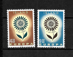 LOTE 2235  ///  ISLANDIA  YVERT Nº: 340/341 **MNH    ¡¡¡ OFERTA - LIQUIDATION - JE LIQUIDE !!! - Ungebraucht