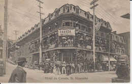 St. Hyacinthe, Québec Canada. Hotel Du Canada God Save Animation Robes époques Salle De Billard  Period Dress 1908 écrit - St. Hyacinthe