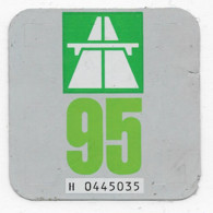 Autobahnvignette Schweiz 1995 - Plaques D'immatriculation