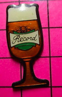 622 Pin's Pins / Beau Et Rare / THEME : BIERES / VERRE DE BIERRE PRESSION RECORD - Bière