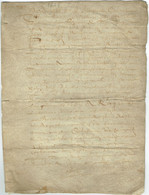 Document Du 16 Mai 1644 - M. Jacques Camiez ? - A Situer - Parchemin - Manuscrit - Manuscripts
