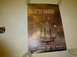 Affiche Ex Voto Marins, Musée De La Marine 1981, 40x60 ; R15 - Affiches