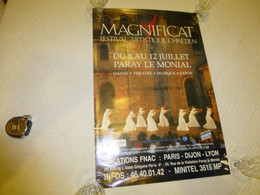 Affiche Paray-le- Monial Magnificat, Festival Chrétien, Vers 1980 ? 40x60 ; R15 - Manifesti