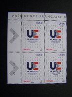 FRANCE 2022 NEUF** N° 5545 PRESIDENCE FRANCAISE DU CONSEIL DE L'UNION EUROPEENNE  COIN DATE 22.11.21 - 2020-…