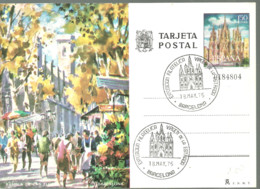 MATASELLOS 1975   BARCELONA  VIRGEN DE LA ESTRADA - 1971-80 Cartas