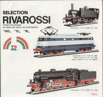 Catalogue RIVAROSSI 1973 Selection Trains électriques En Miniature HO O N - Français