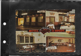 302) Cartolina Ak Hotel Schmidt Selb Vg Gelaufen 1975 Erlangen Timbro Fritz Wener E Delphinarium Nürnberg Europa Stamp - Selb
