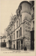 CPA PARIS Historique. 6e 9, Rue D'Hautefeuille Hotel De Miraulmont (924107) - Arrondissement: 06