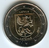 Lettonie Latvia 2 Euro 2017 Region Latgale UNC - Lettonie