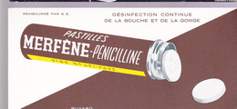 BUVARD  - PASTILLES MERFENE - Produits Pharmaceutiques