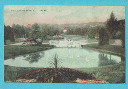 * Sneek (Friesland - Nederland) * (Uitg. R. V/d Meulen - Sneek) KLEUR, Wilhelminapark, étang, Animée, Pont, Cygne - Sneek