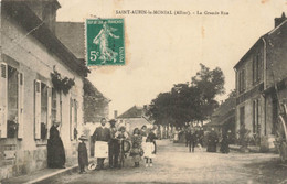 03  Saint Aubin Le Monial  La Grande Rue - Autres & Non Classés