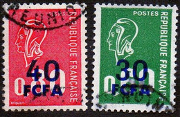 Réunion Obl. N° 429 Et 430 - Marianne De Béquet - Used Stamps