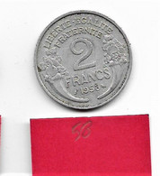 2 Francs  " Morlon"  1958  TTB - 2 Francs