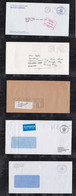New Zealand 1994-96 PARLIAMENT POSTAGE PAID 5 Covers - Briefe U. Dokumente