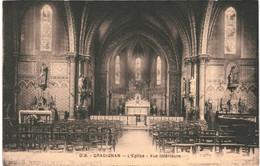 CPA Carte Postale  France-Gradignan- L'église Vue Intérieure 1935  VM45105 - Gradignan