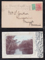Victoria Australia 1903 Picture Postcard MELBOURNE To MUNICH Germany Bavaria National Park - Storia Postale