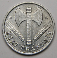 RARE 50 Centimes Francisque, Légère, Aluminium, 1943 B (Beaumont-le-Roger) - Etat Français - 50 Centimes