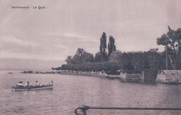 Genève, Hermance, Le Quai Et Barque (271) - Hermance