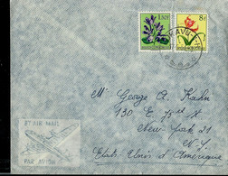 Lettre  Obl. BUKAVU - 1 H - Du 17/06/54 Pour USA - Cartas & Documentos