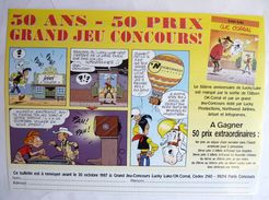 FLYERS JEU CONCOURS OK CORRAL - LUCKY LUKE - MORRIS ...1997 - Objets Publicitaires