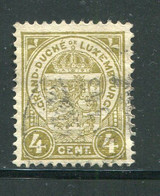 LUXEMBOURG- Y&T N°91- Oblitéré - 1907-24 Coat Of Arms