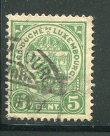 LUXEMBOURG- Y&T N°92- Oblitéré - 1907-24 Scudetto