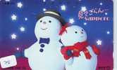 TELECARTE JAPON * TELEFONKARTE JAPAN * SCHNEEMANN (20)  PHONECARD * SNOWMAN * NOEL * CHRISTMAS - Christmas