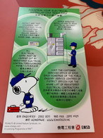 Hong Kong Calends Card Snoopy Electrical Installations Card - Postal Stationery