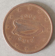 2002  - IRLANDA  - MONETA  IN EURO  -   DEL VALORE  DI 5 CENTESIMI - USATA - Irlanda