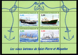 S.P.M. 1996 - Yvert BF 5 -  Neuf **/ MNH - Vieux Bateaux De Saint-Pierre & Miquelon (II) - Blokken & Velletjes