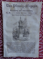 DAS PFENNIG MAGAZIN Nr 39.  30 September 1843. Bach Leipzig. Island Iceland - Sonstige & Ohne Zuordnung