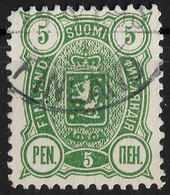 Finland Russian Government 1890 5P. Perf 12 1⁄2 . Mi 28A. Used - Used Stamps