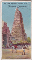 14 Great Gopuran Madura India  - British Empire Series 1904 -  Players Original Antique Cigarette Card - Player's