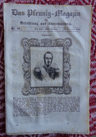 DAS PFENNIG MAGAZIN Nr 51.  23 December 1843. Espartero. - Sonstige & Ohne Zuordnung