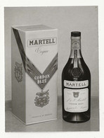 PHOTO ORIGINALE MARKETING - COGNAC J & F MARTELL FONDÉE EN 1715 CORDON BLEU - PRODUCE OF FRANCE - Alcoolici