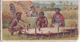 43 Leather Industry In Zululand  - British Empire Series 1904 -  Players Original Antique Cigarette Card - Player's