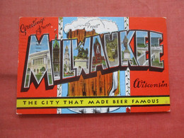 Greetings  Milwaukee Wisconsin > Milwaukee    Ref 5484 - Milwaukee