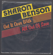 Disque Vinyle 45t - Sharon Benson - Get It Over With - Dance, Techno En House