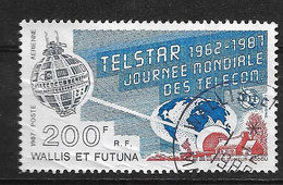 Timbres Oblitérés De Wallis Et Futuna, PA N°156 YT, Journée Mondiale Des Télécommunications, Satellite Telstar, UIT - Usati