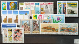 SAINT MARIN / YT Année Complète 1988 / NEUFS ** / MNH - Années Complètes