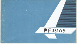 Carnet De Présentation Des Avions Tchécoslovaques Avec Profil 1965 - Aviation