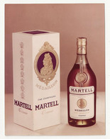 PHOTO ORIGINALE MARKETING - COGNAC J & F MARTELL MÉDAILLON FINE CHAMPAGNE V.S.O.P - LOUIS XIV - Spirits