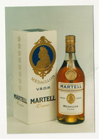 PHOTO ORIGINALE MARKETING - COGNAC J & F MARTELL MÉDAILLON  V.S.O.P - LOUIS XIV - Spirits