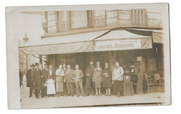 CARTE PHOTO  "boulevard   Malesherbes" Poste Tabac, Arrivage D'huitres Et Escargots - Photos