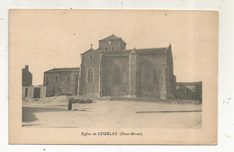 Cp , 79 , église De COURLAY , écrite - Autres & Non Classés