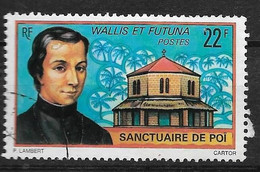 Timbres Oblitérés De Wallis Et Futuna, N°196 YT, Révérend Père Chanel, Sanctuaire De Poï - Gebruikt