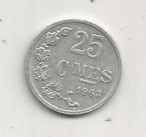 Monnaie , LUXEMBOURG, 25 Centimes ,  1968, 2 Scans - Lussemburgo